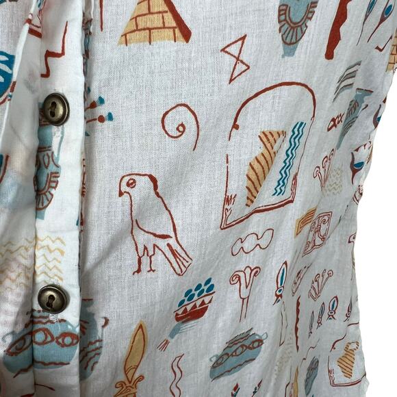 Anthropologie x Danielle Kroll Sleeveless Button Down Size XS - Picture 10 of 12